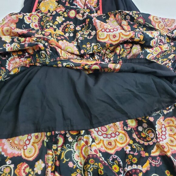 Vintage Boston Proper Womens Y2K Patchwork Babydoll Maxi Dress Size 2 Preppy 90S - Picture 8 of 11